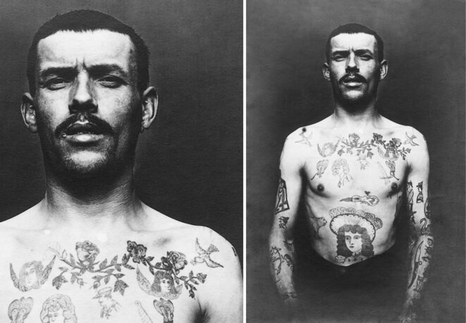 Mauvais garçons tatoués