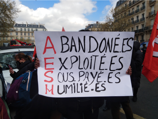 «AESH en colère, on ne va pas se laisser faire!»