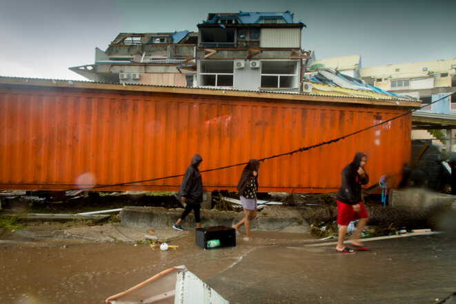 La Gorgone et le photographe (St Martin après Irma)