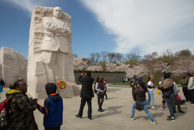 A Washington, une petite foule célèbre Martin Luther King