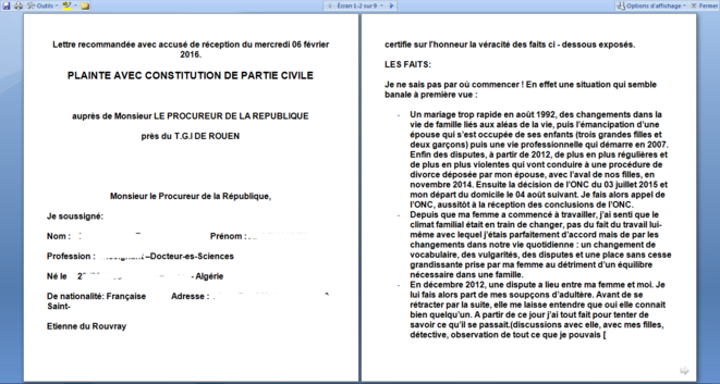 Albert K./Plainte Proc1