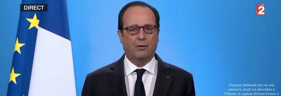 François Hollande renonce à la présidentielle