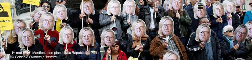 1er mai en désordre contre le Front national