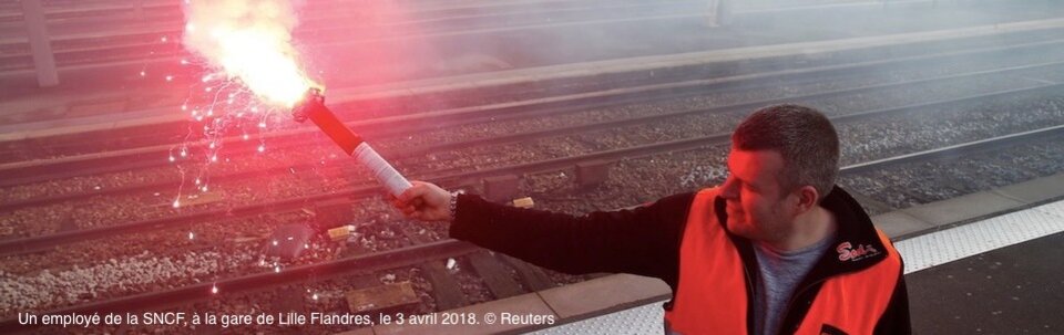 Les cheminots mettent les trains à l'arrêt