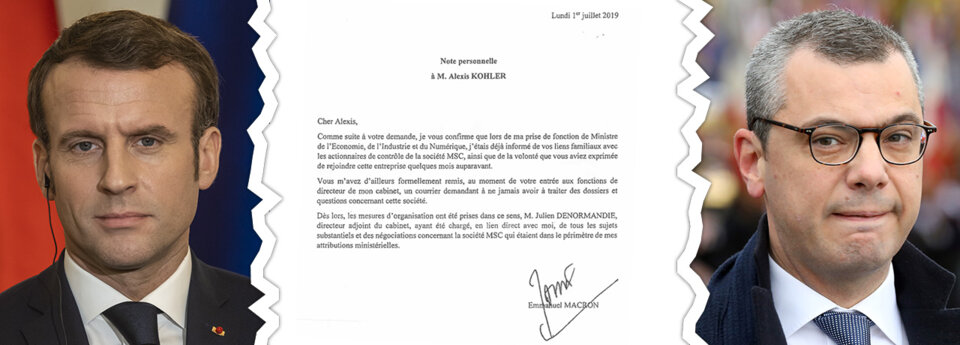 La lettre de Macron qui a tué l’enquête Kohler