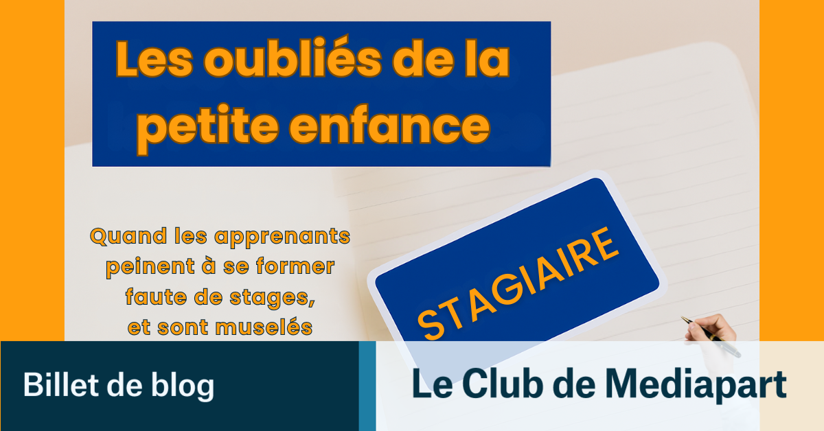 Stagiaires oubliés : pénurie de stages et apprentissage muselé en petite enfance