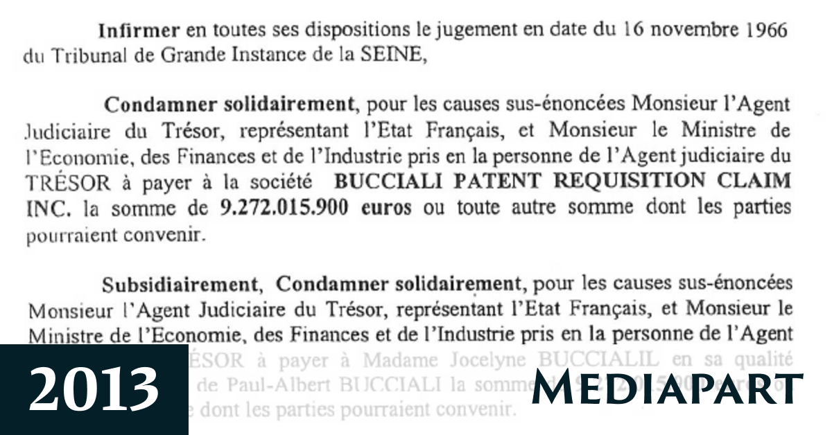 Quand Pierre Estoup réclamait 9 milliards à l'Etat Mediapart
