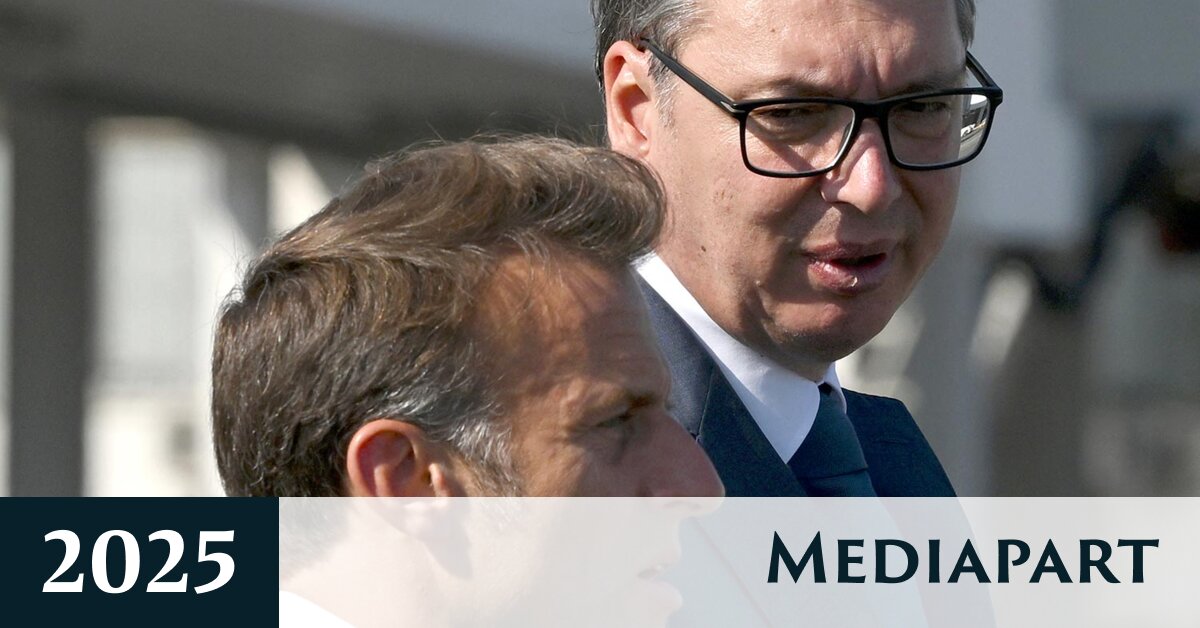 Sur Mediapart : Les étudiants serbes font route vers Strasbourg, Macron préfère recevoir l’autocrate Vučić