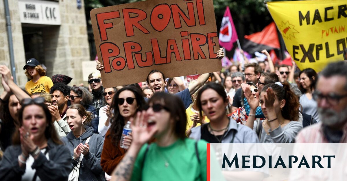 Dans la rue, le peuple de gauche fait front Mediapart