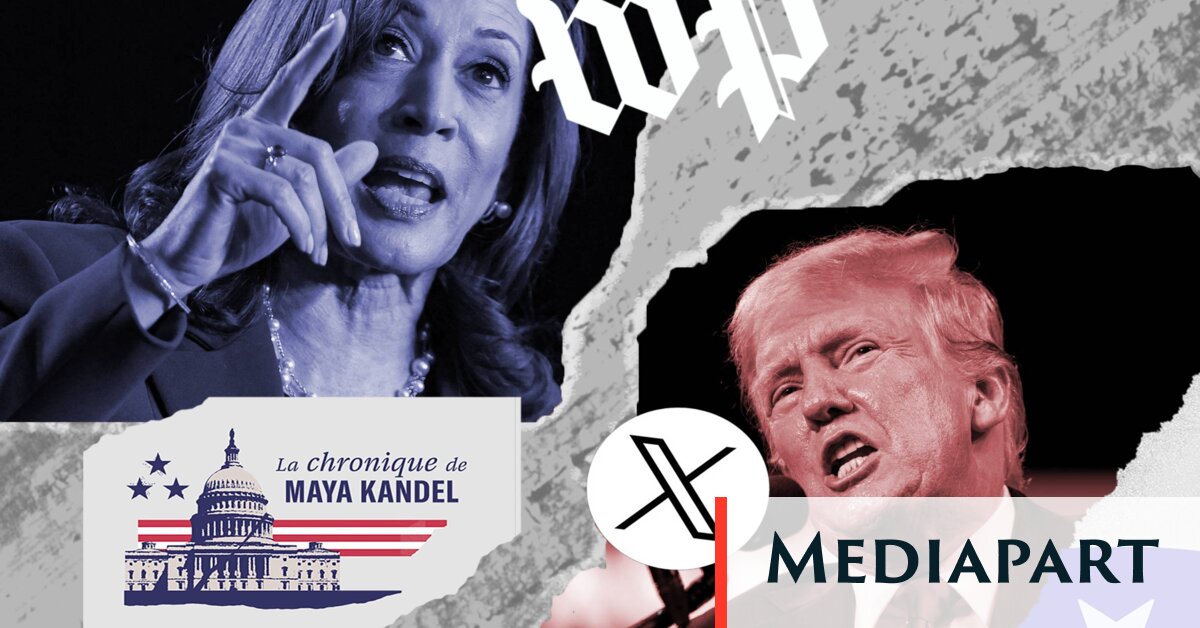 Donald Trump Kamala Harris et la guerre des récits Mediapart