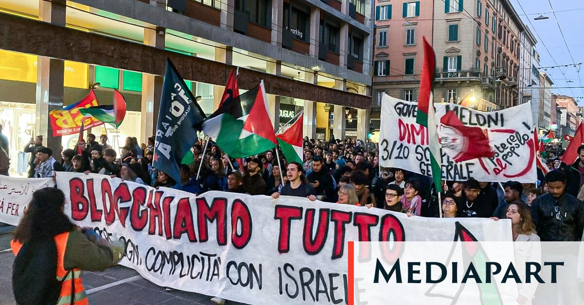 Flottille pour Gaza : en Italie et en Espagne, la solidarité de la jeunesse et du monde du travail
