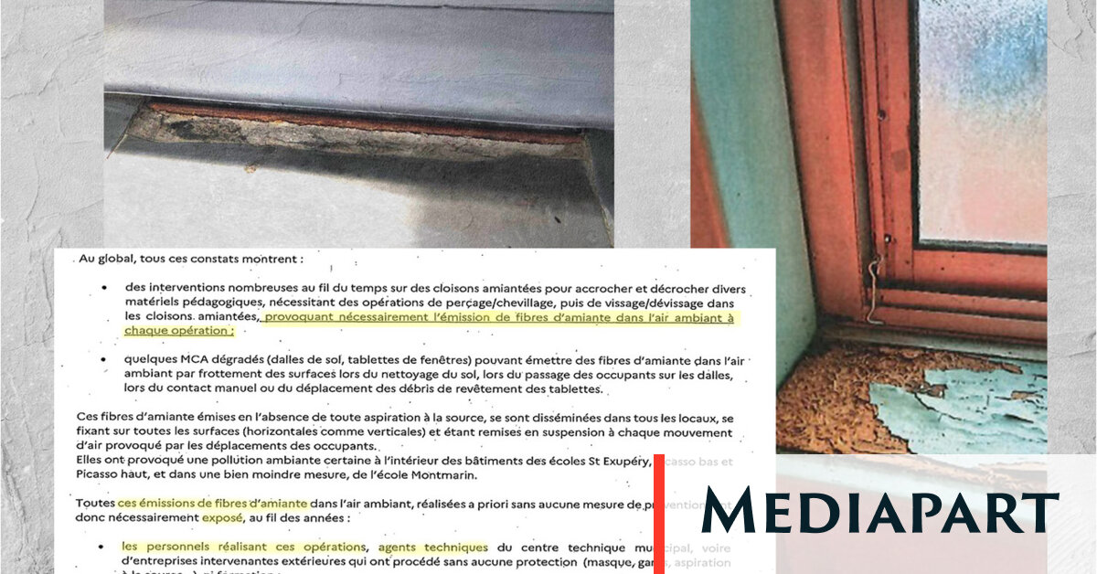 Des élèves ont été exposés à de la poussière d’amiante à Vesoul et à Maintenon