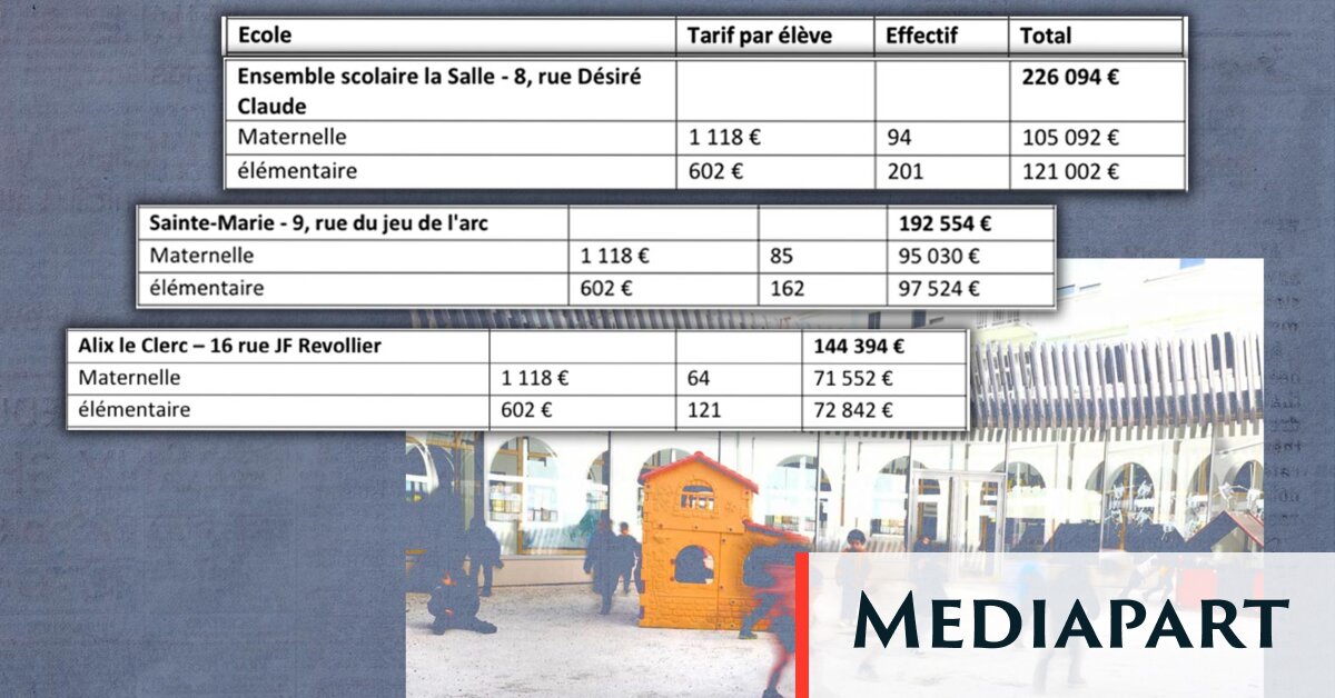 À Saint-Étienne, la mairie a donné aux écoles privées sans compter