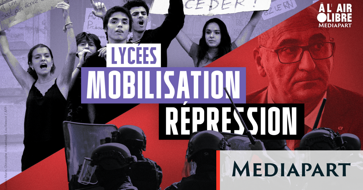 Lycées: mobilisation historique, répression historique