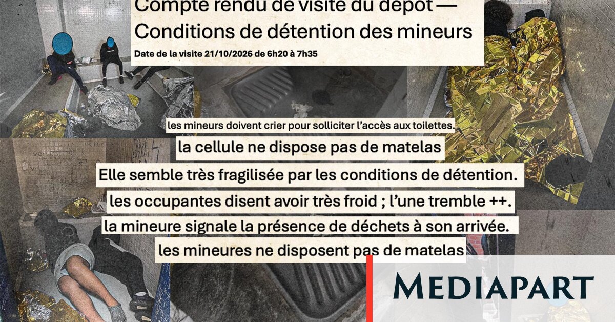 Au dépôt de Bobigny, des mineurs contraints de dormir dans le froid et l’insalubrité