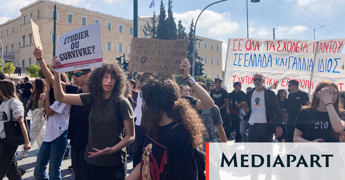 En Grèce, les élèves et les étudiants à leur tour dans la rue 