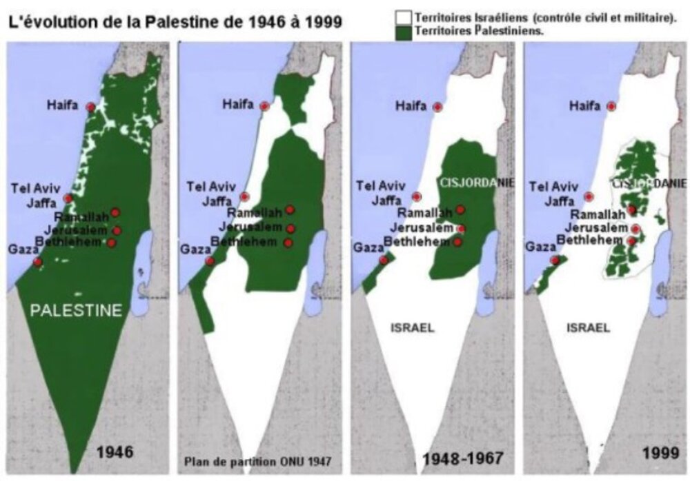 carte israel image et plan