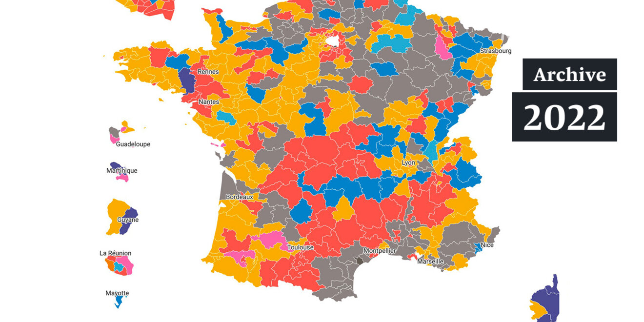 Élections Législatives 2022 : Visualisez Les Résultats Du Premier Tour ...