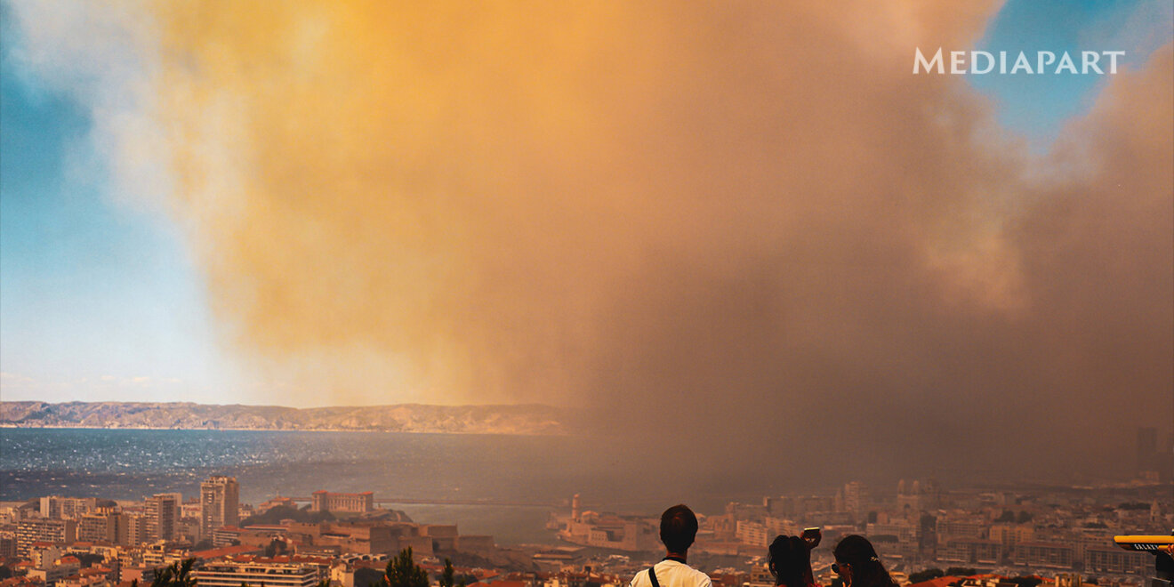 Incendie à Marseille: les habitants des quartiers populaires aux premières loges