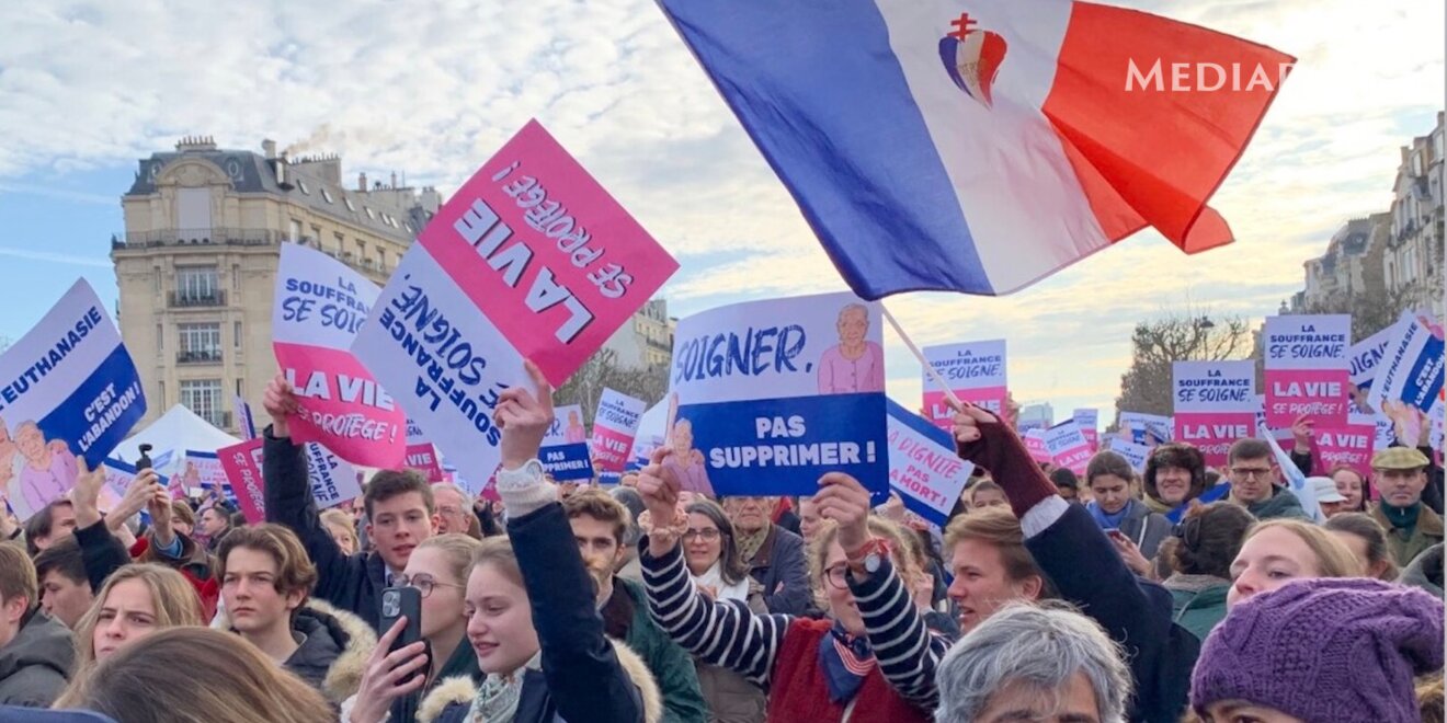 Quelques milliers de «pro-vie» ont manifesté contre l’aide médicale à mourir