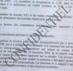 Aperçu de l'une des pages du rapport