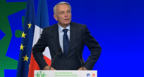Jean-Marc Ayrault, 15 septembre 2012, en clôture de la Conférence environnementale (DR)