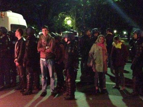 Des manifestants interpellés.