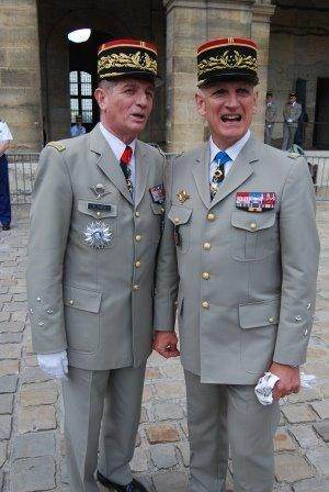Les généraux Puga et Bruno Dary