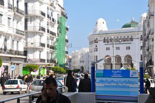 Le métro d'Alger, mars 2012
