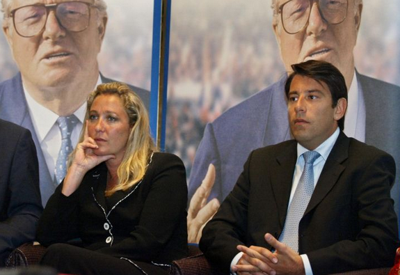 Samuel Maréchal, l'ex-mari de Yann Le Pen, ici avec Marine Le Pen. Samuel Maréchal, l'ex-mari de Yann Le Pen, ici avec Marine Le Pen.