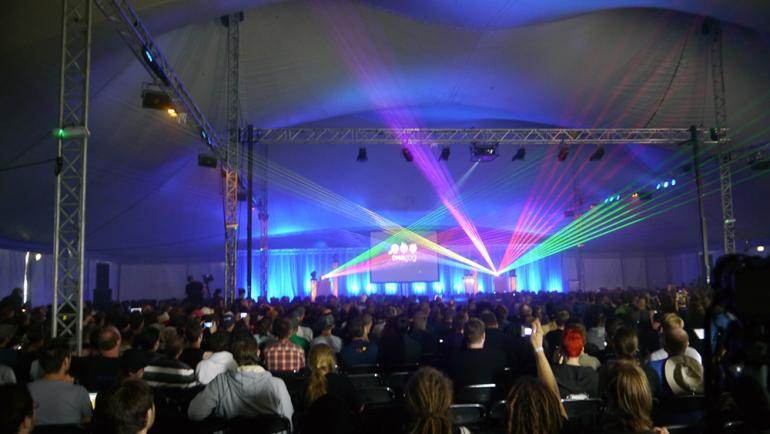 La cérémonie d'ouverture de OHM 2013