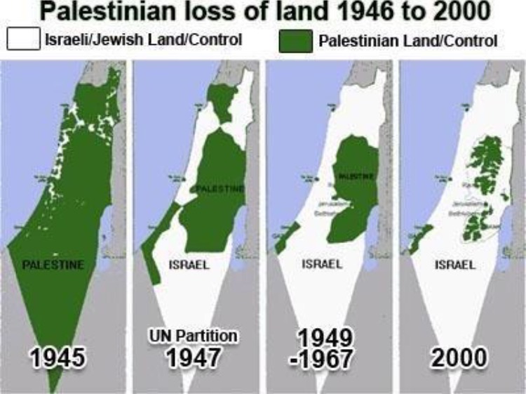 16 CARTES ÉVOLUTIVES D OCCUPATION ISRAÉLIENNE DE LA PALESTINE Le Club