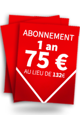 Abonnement 1 an 75€ au lieu de 132€ + 1 film UniversCiné